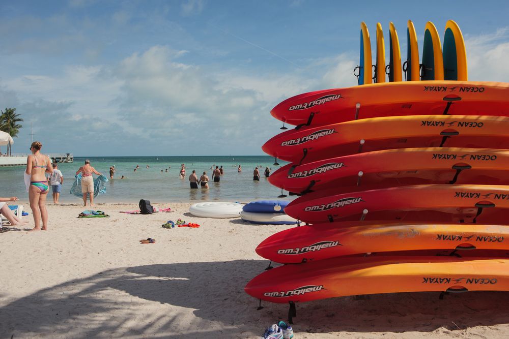 People Having Fun in South Beach