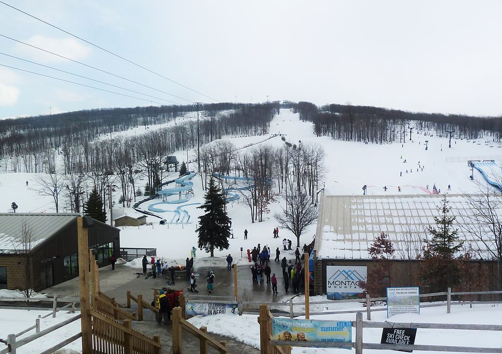 Aerial view of Montage Mountain Resorts