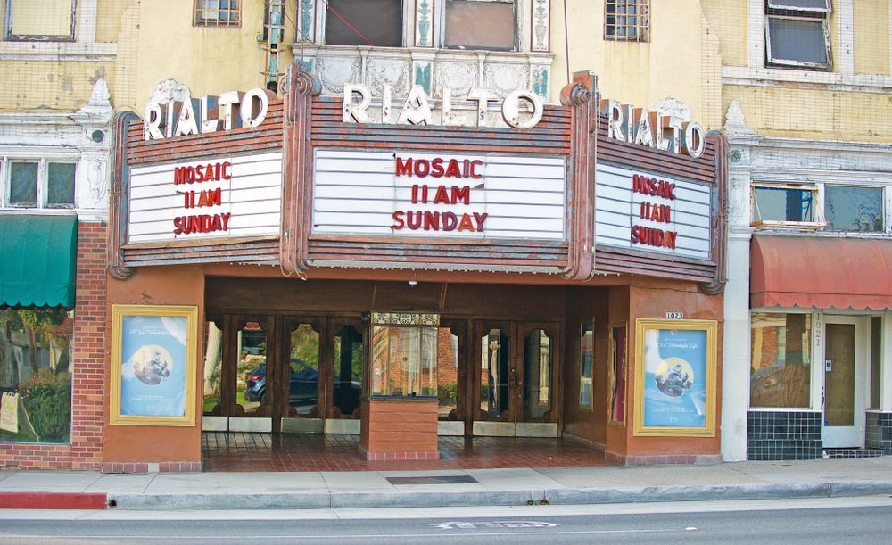 Marquee of the Rialto Theater