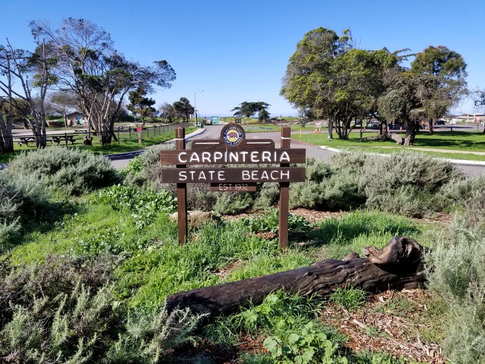 View of Carpinteria State Beach