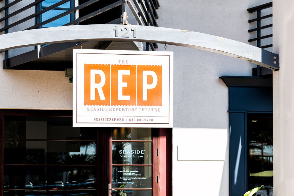 Signage of Repertory Theatre