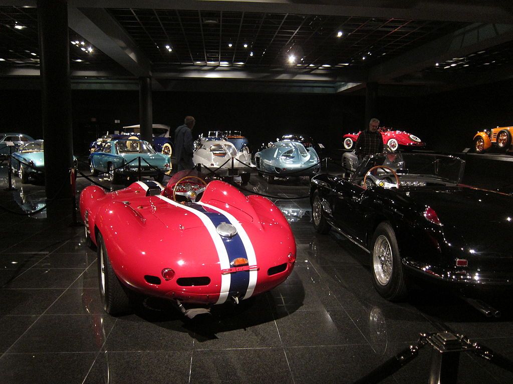 Classic car collection in Blackhawk Museum