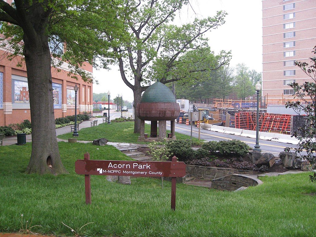 Daytime view of Acorn Urban Park