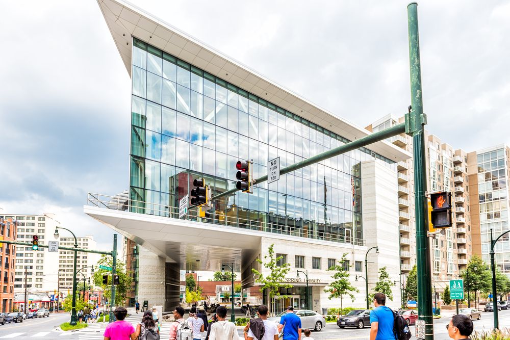 Exterior of the Silver Spring Library