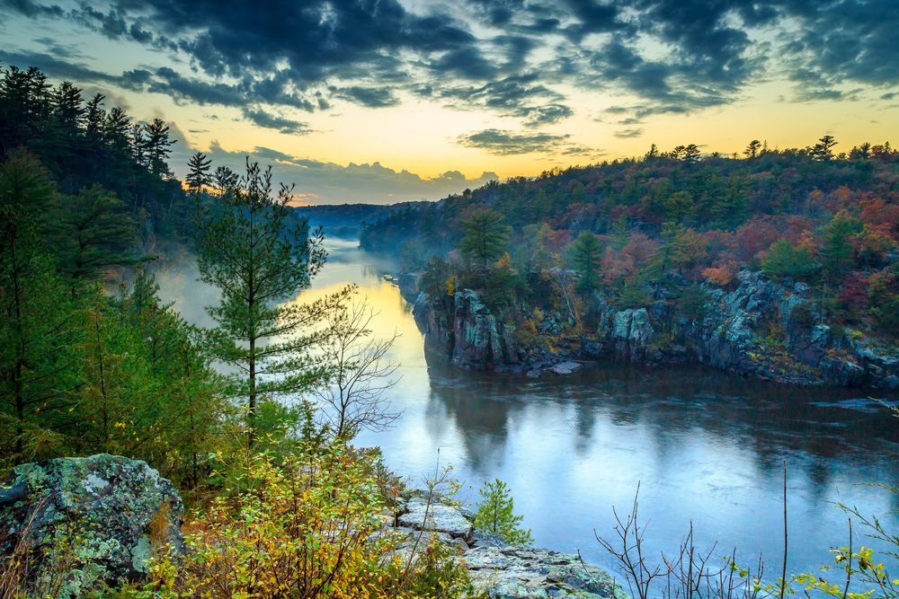 The waters of St. Croix River