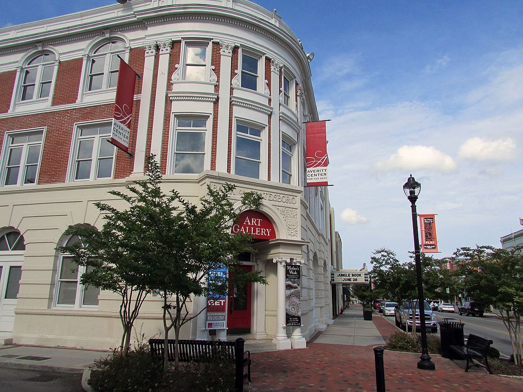 Exterior of Averitt Center for the Arts