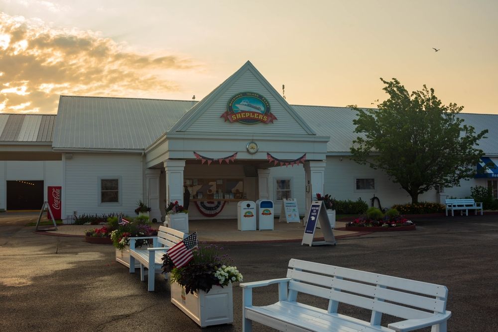 The terminal of Shepler's Mackinac Island Ferry