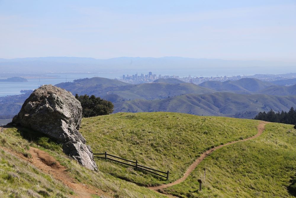 Mountain views at Mount Tamalpais State Park