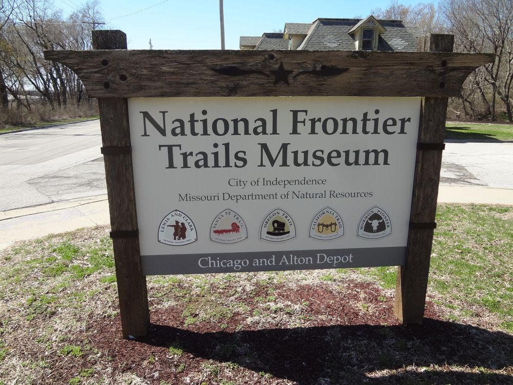 Sign at National Frontier Trails Museum