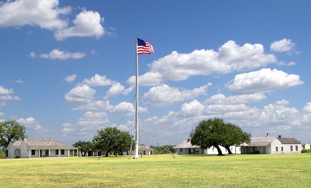 The grounds of Fort McKavett State Historic Site
