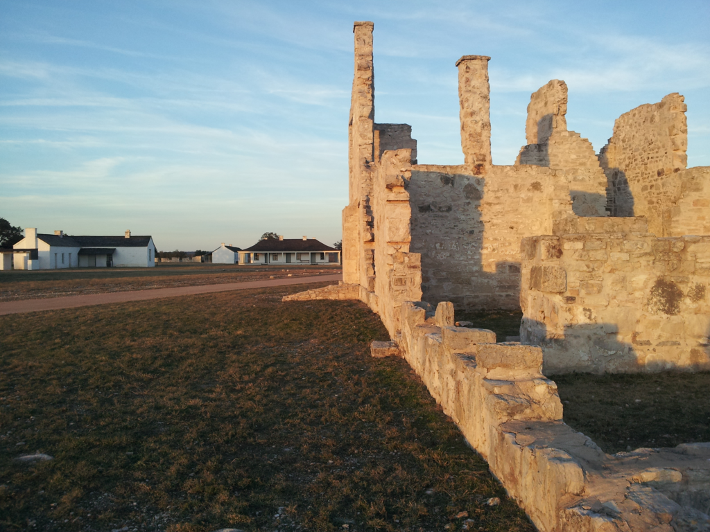 Historic buildings at Fort McKavett State Historic Site