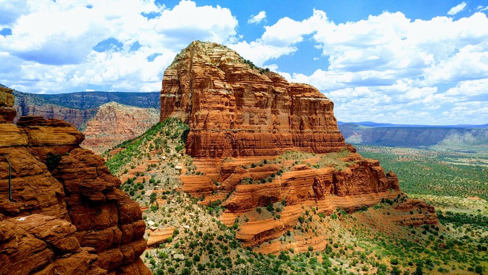 View of Bell Rock, Sedona, Arizona