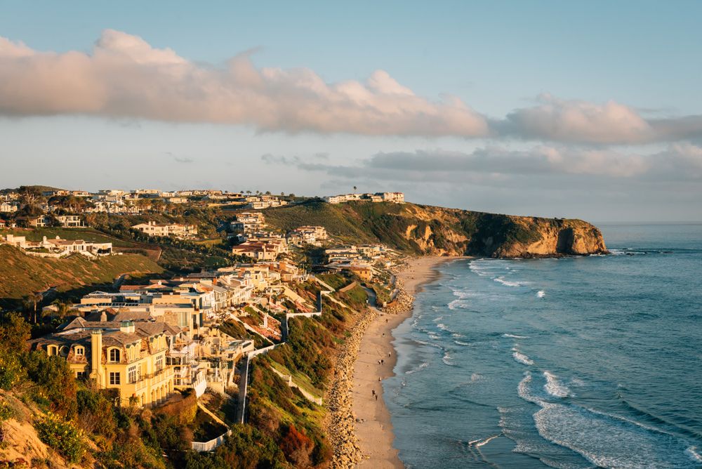 Aerial View of Dana Strands Beach