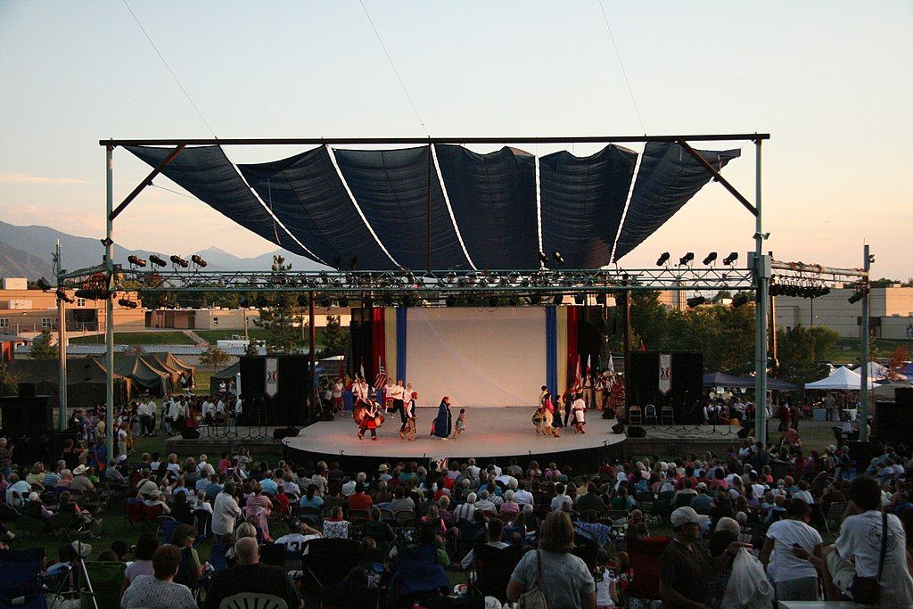Performers at the World Folkfest