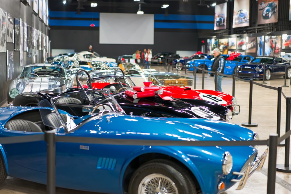 Cars in the Carroll Shelby Museum