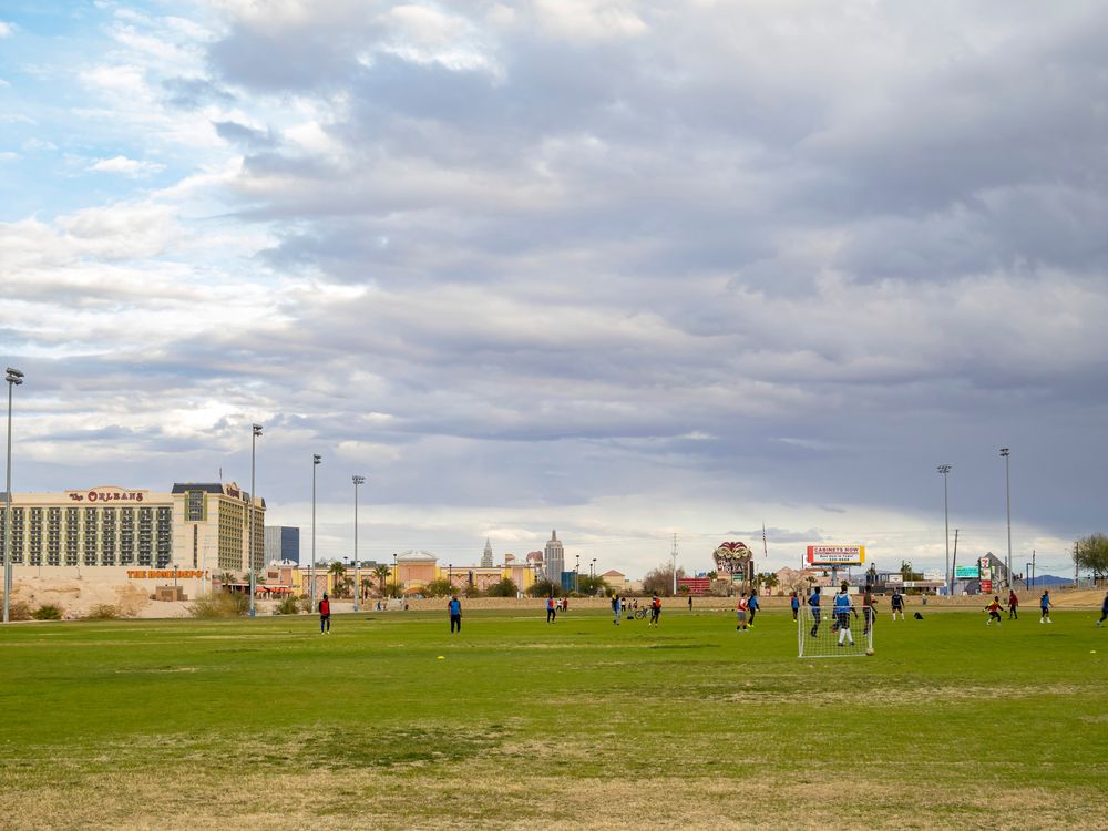 Football at Charlie Frias Park