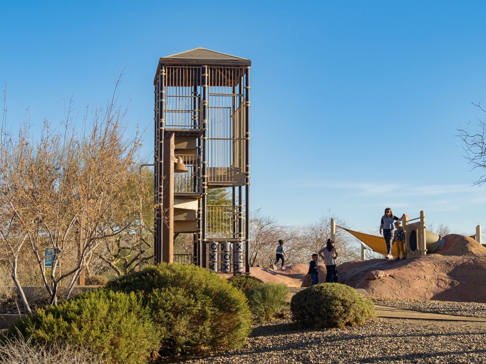 A playground at Exploration Peak Park