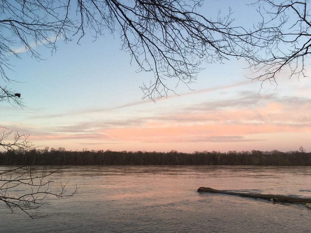 Sunset over the waters of Algonkian Regional Park