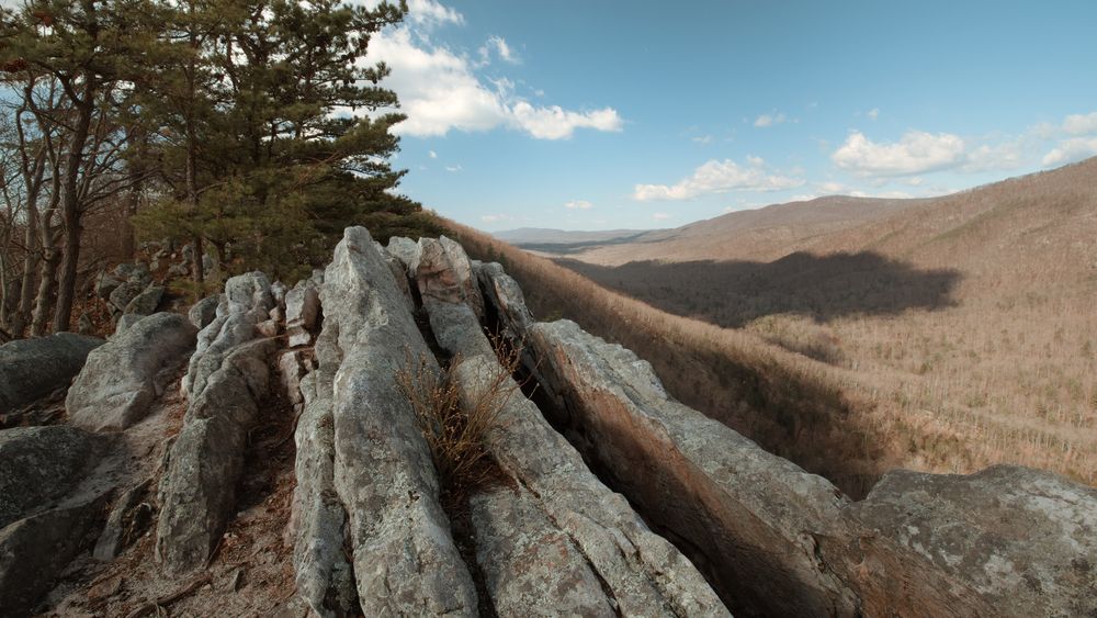 The rocks of Buzzard Rock Trail