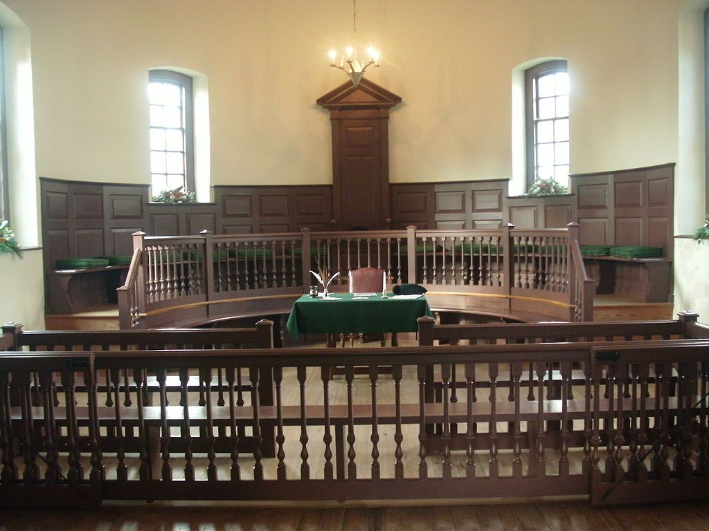 Interior of Isle of Wight Courthouse