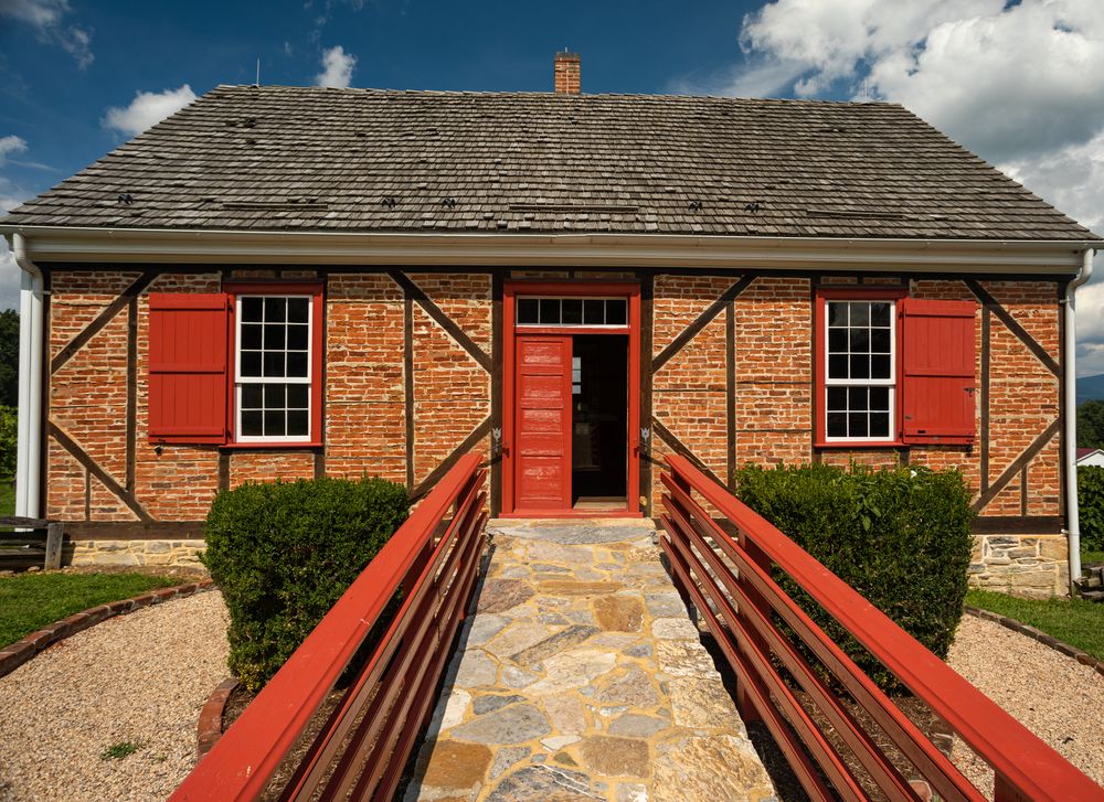 Exterior of a house at Shenandoah Heritage Village