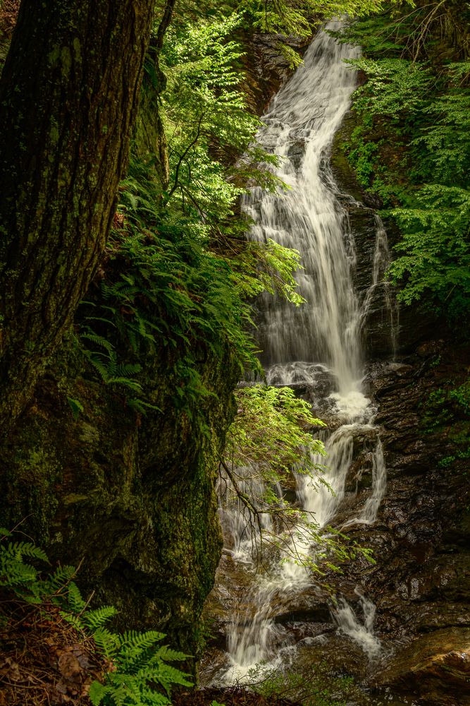 Cascades of Moss Glen Falls
