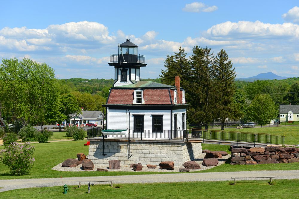 Colchester reef lighthouse at Shelburne Museum