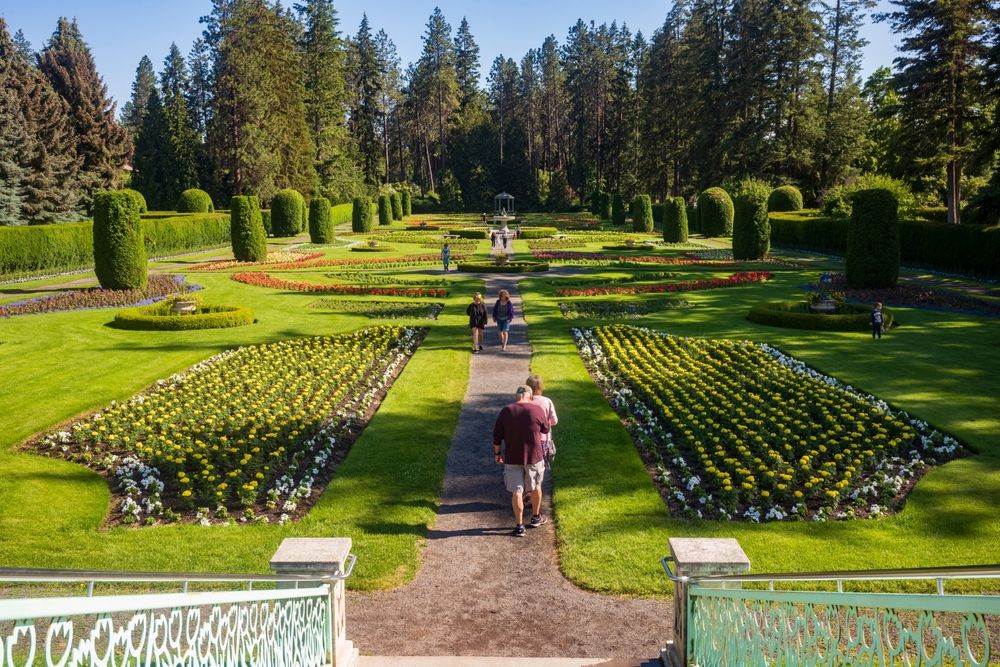 Beautiful landscape of Manito Park