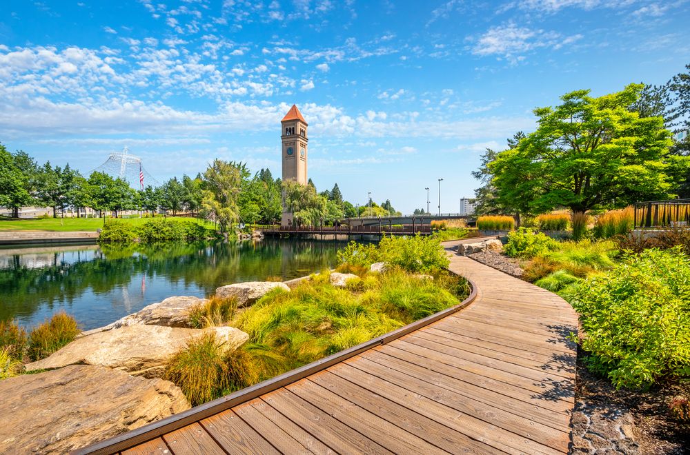Scenic view of Riverfront Park