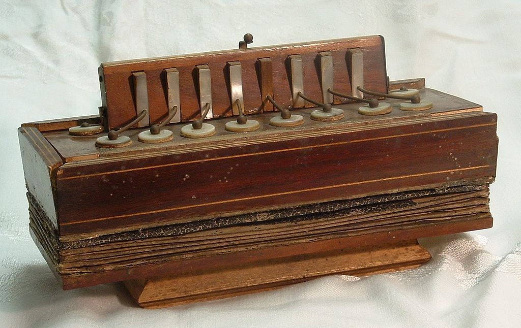 8 key accordion in A World of Accordions Museum