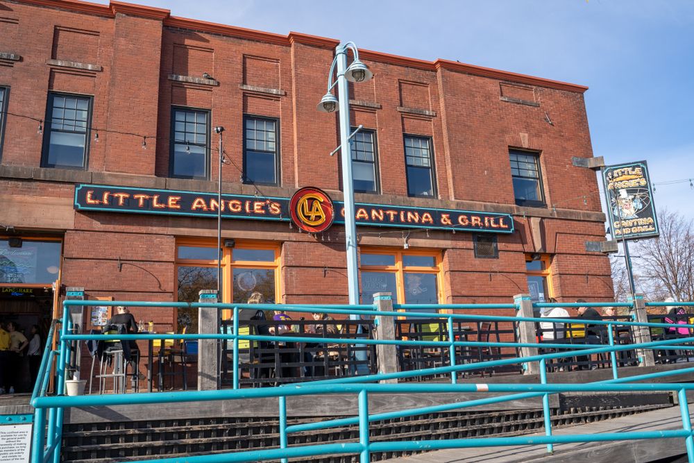 A restaurant at Canal Park