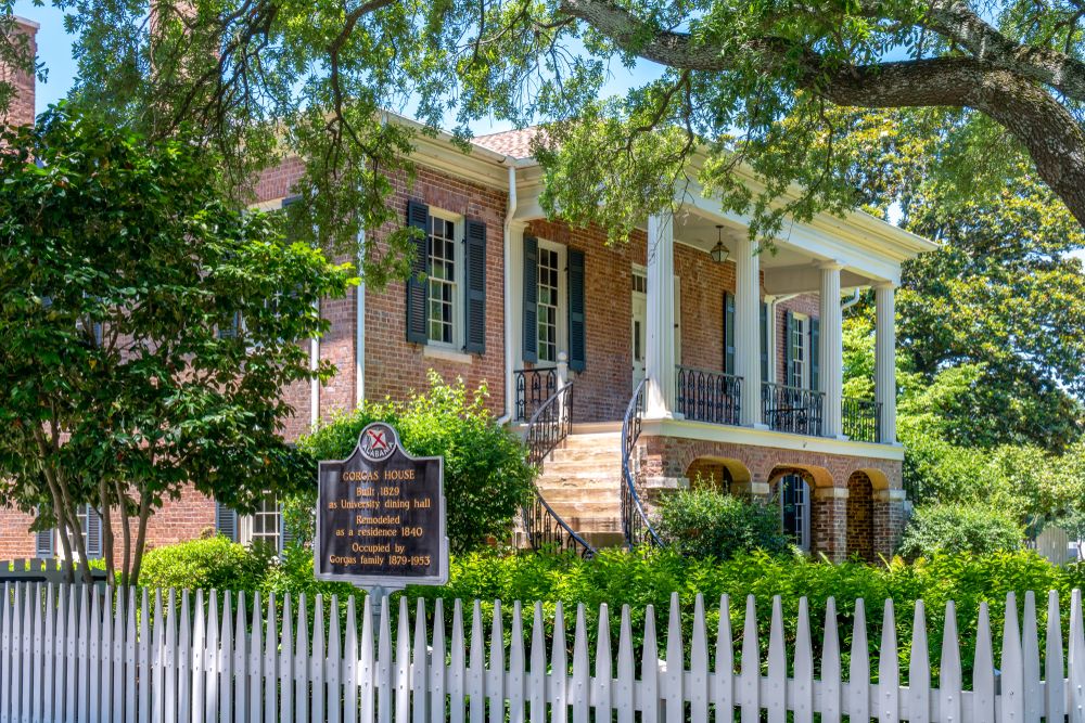 Gorgas house at the University of Alabama Campus