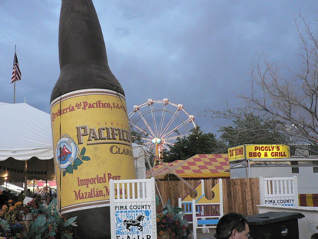 Food stalls at Pima County Fair