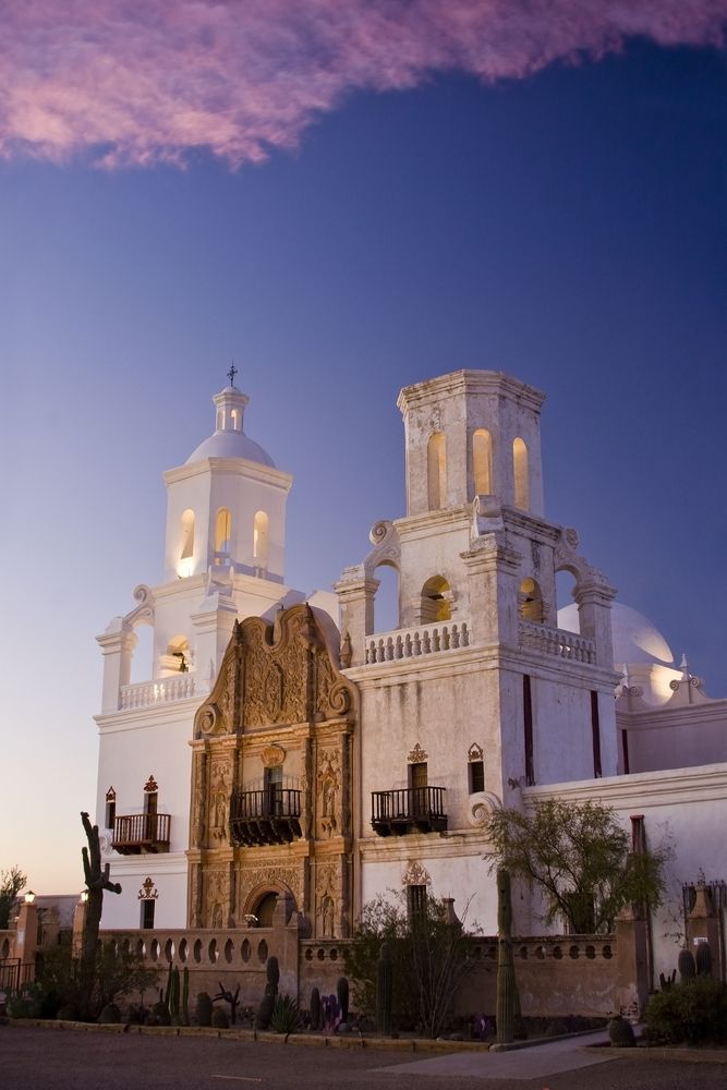 Exterior of the Historic San Xavier del Bac Mission