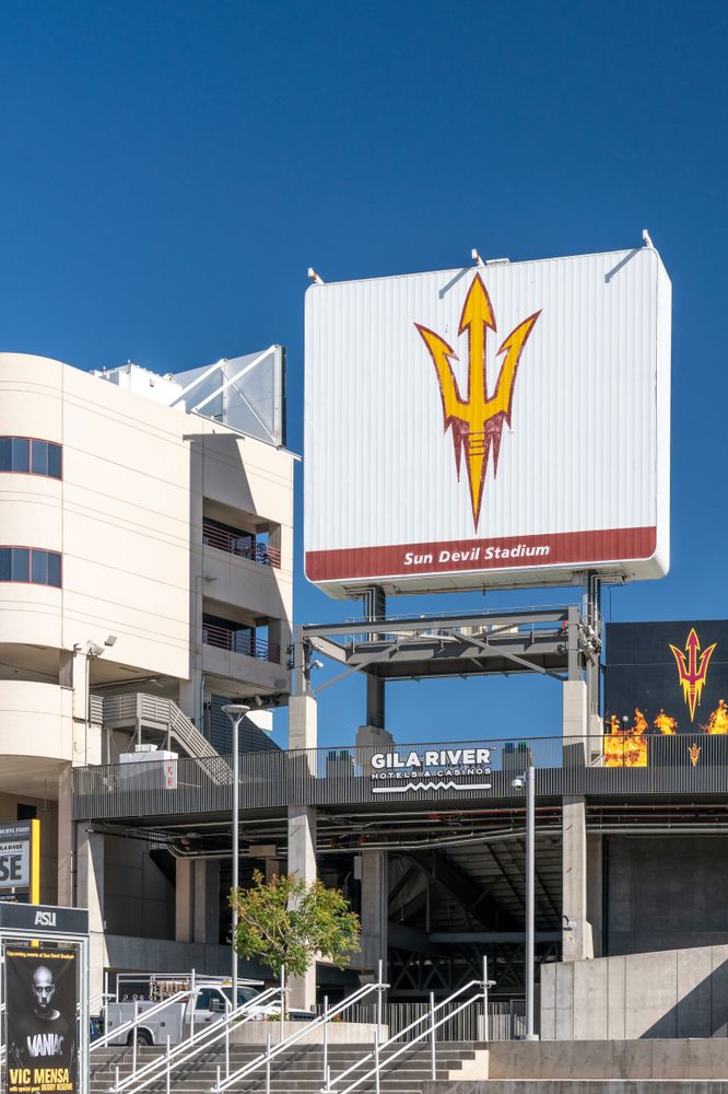 Exterior of Sun Devil Football Stadium