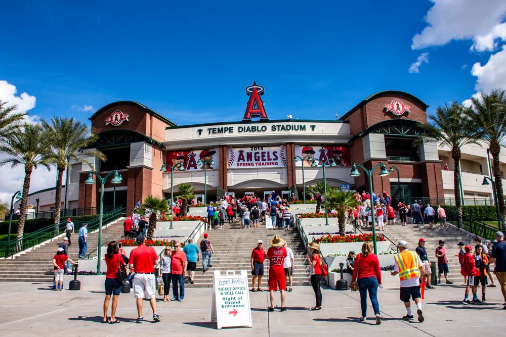 Exterior of Tempe Diablo Stadium