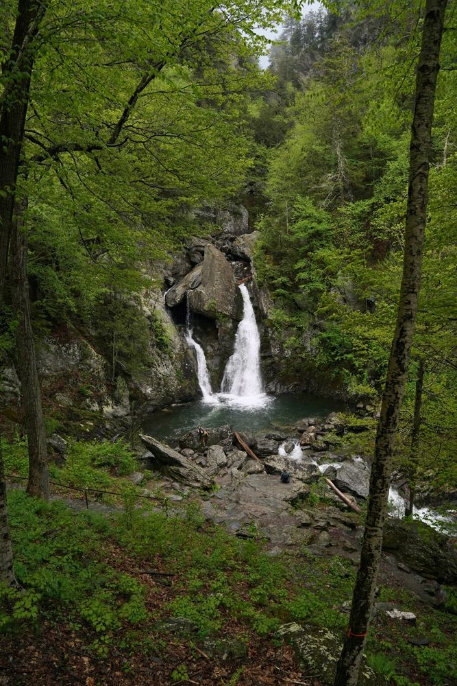 Daytime view of Bash Bish Falls