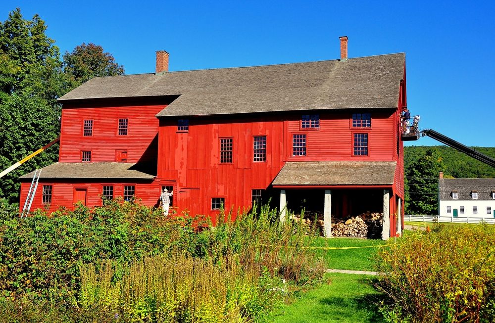 Laundry and machine shop at Hancock Shaker Village