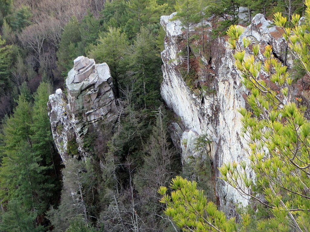 Aerial view of the Monument Mountain Reservation