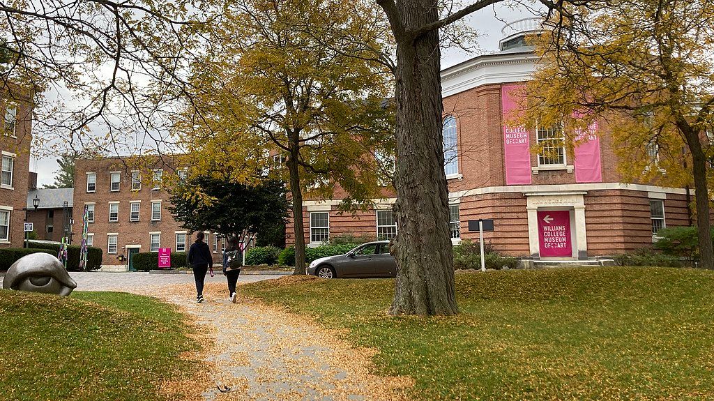 Pathway at Williams College Museum of arts