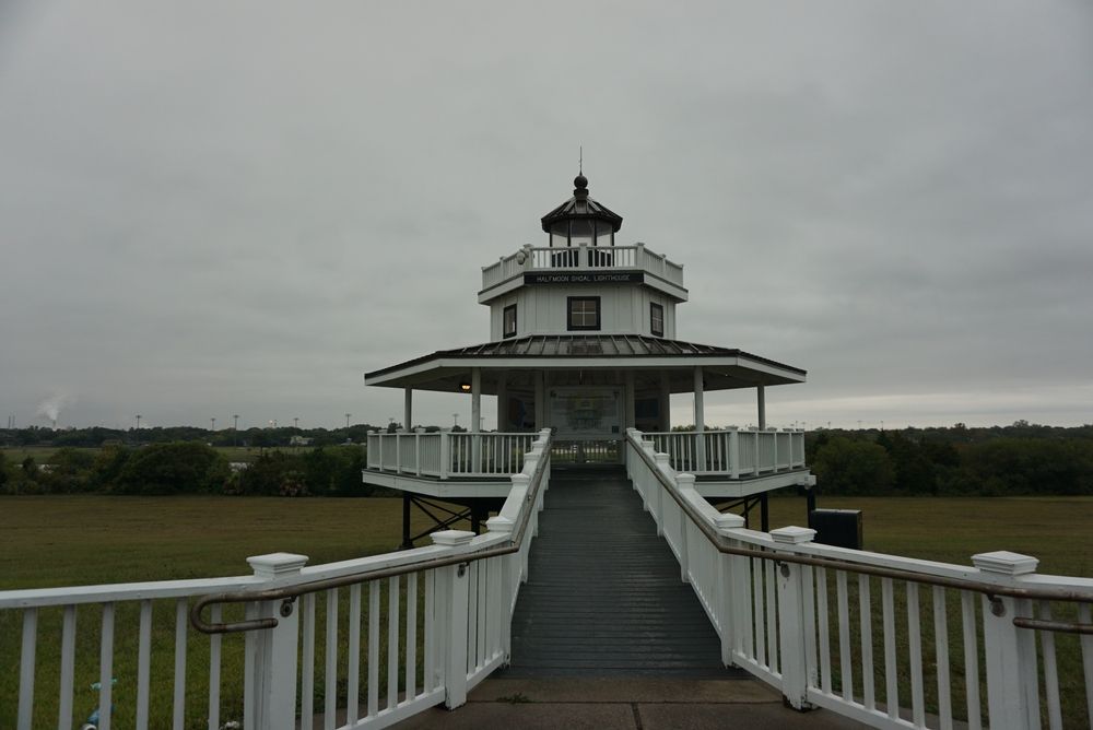 Exterior of Halfmoon Shoal Lighthouse