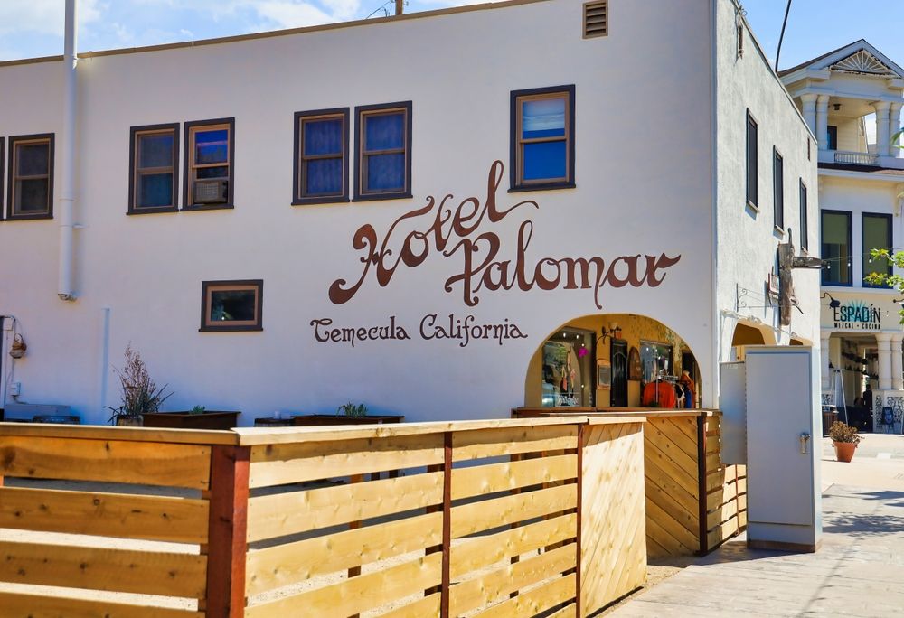 A hotel at Old Town Temecula