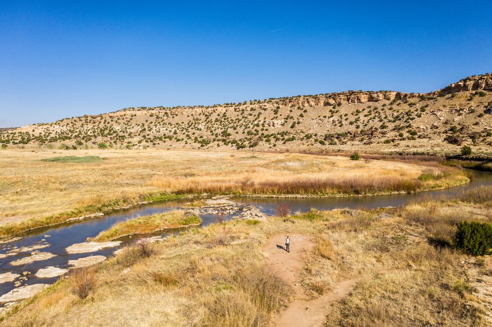 Landscape of Comanche National Grassland