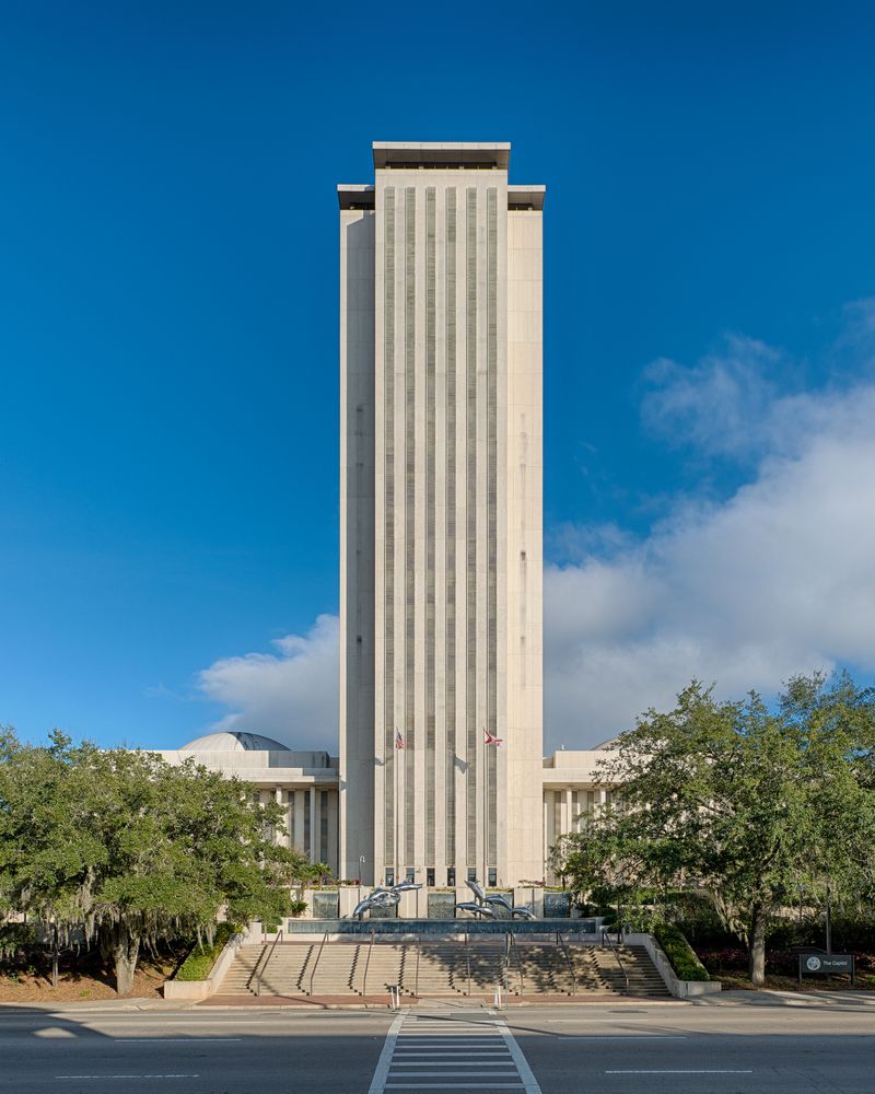 Daytime view of Florida State Capitol