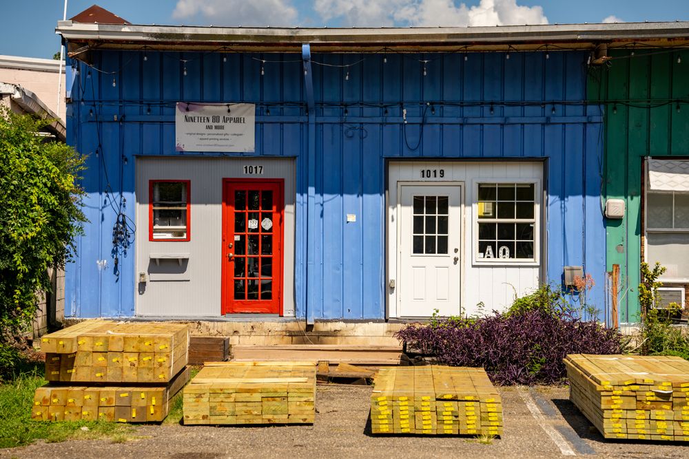 Storefront at Railroad Square Art District