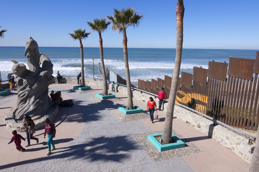 High angle view of Playas de Tijuana