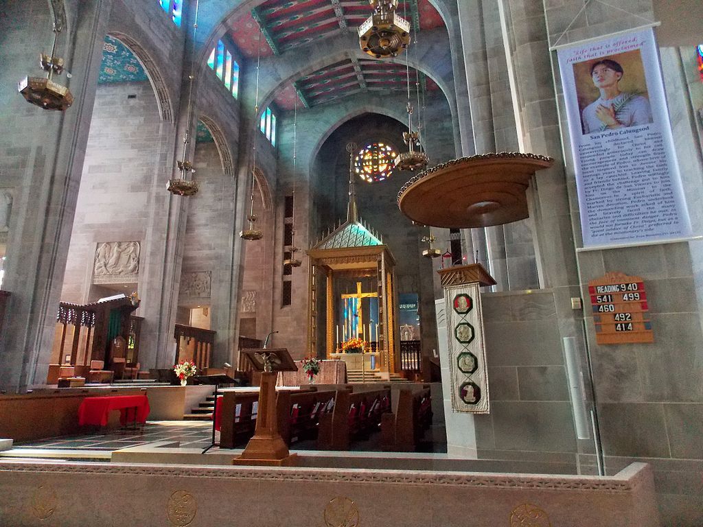 Interior of the Cathedral of Mary Our Queen