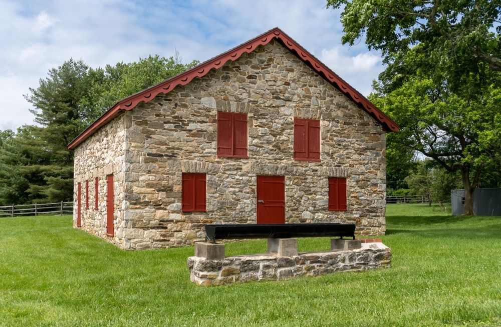 Mule barn at Hampton National Historic Park