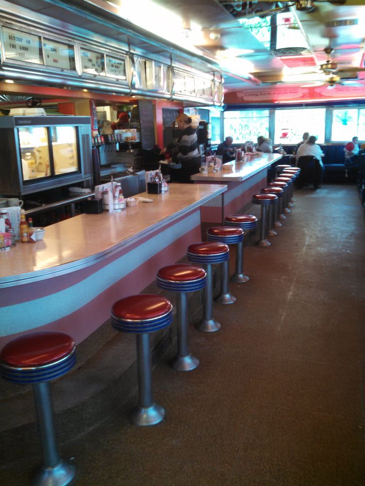 Interior of Tilt’n Diner