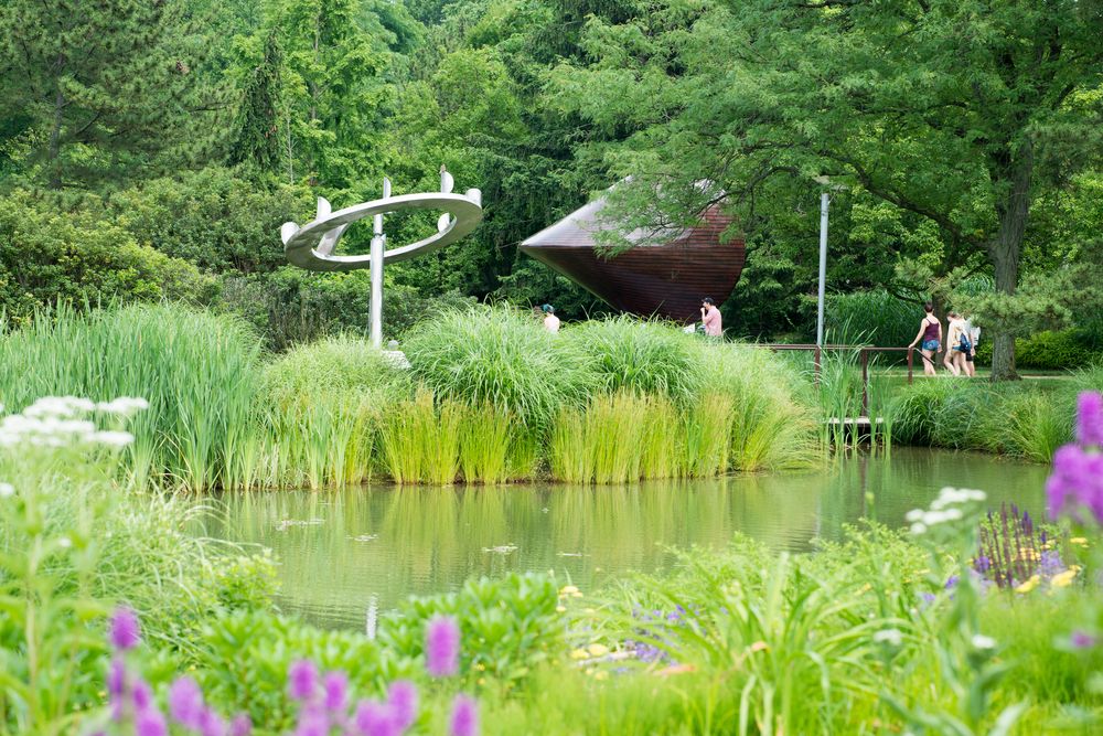 Scenic view of Grounds for Sculpture